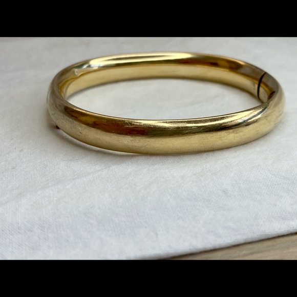 Victorian gold fill bangle - Picture 5 of 5